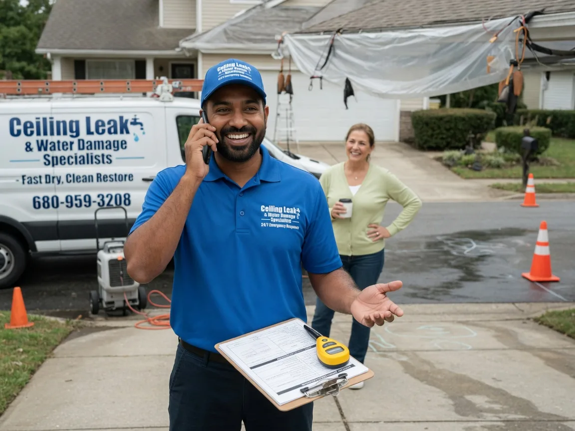 Ceiling Leak Cleanup Bucyrus, OH FAQs